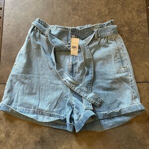 Women's Light Blue Denim Shorts